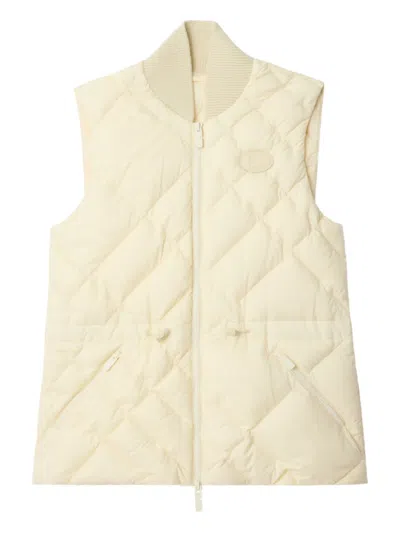 Burberry Devonside Quilted Vest In Multi