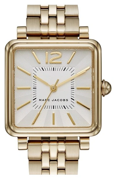 Shop Marc Jacobs Vic Bracelet Watch, 30mm In Gold/ Silver