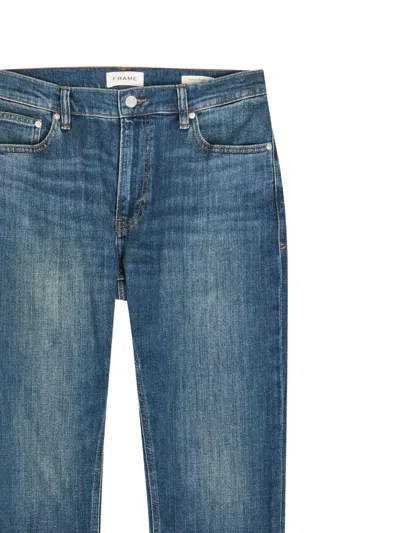Frame Modern Straight-leg Denim Jeans In Blue