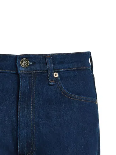 Rag & Bone Buttoned Denim Jeans In Blue