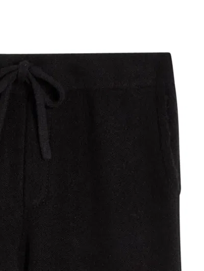 Paige Willits Merino Wool-blend Trousers In Black