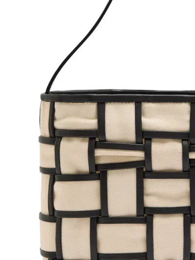 St Agni St. Agni Woven Mini Canvas Tote In Multi