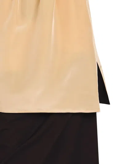 松紧腰身中长半身裙