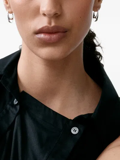 Otiumberg Roscida Quartz Earrings In Silver