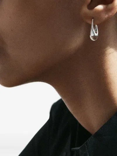 Otiumberg Roscida Quartz Earrings In Silver