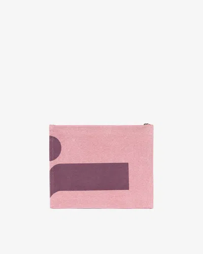Isabel Marant Netia Clutch In Pink
