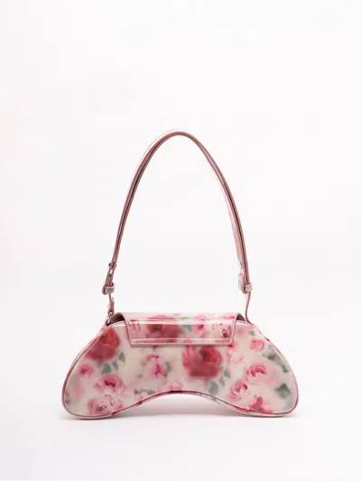 Diesel White And Pink Play Polyurethane Handbag In Neutral