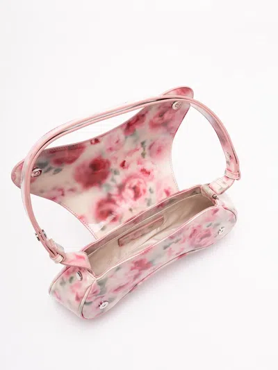 Diesel White And Pink Play Polyurethane Handbag In Neutral