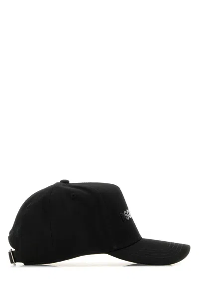 Dsquared2 Dsquared Men Black Cotton Baseball Cap In Brown