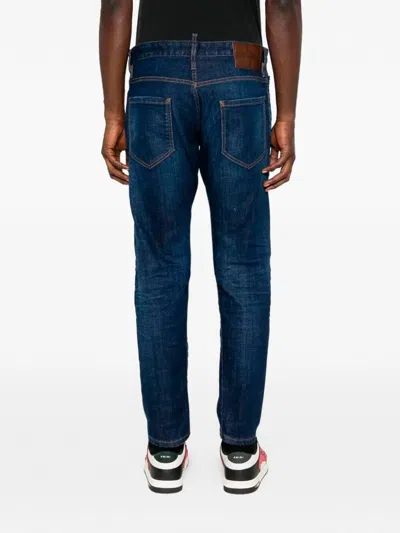Dsquared2 Slim `twst` Jeans In Blue