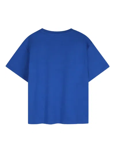 Kenzo Elephant-print T-shirt In Blue