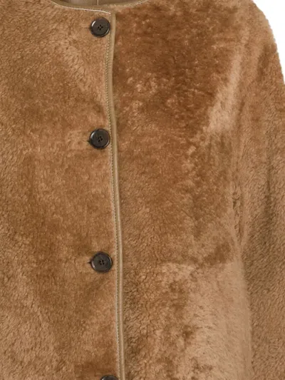 Arma Lucine Leather Jacket In Brown