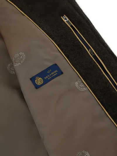 Paul & Shark Panelled Jacket In Black