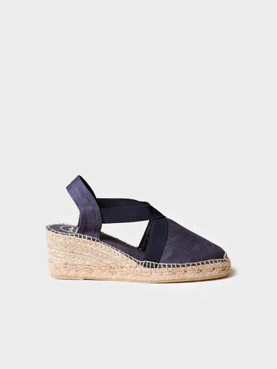 Toni Pons Medium Wedge Vegan Espadrilles In Blue