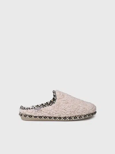 Toni Pons Women's Slipper-style Clog In Sheepskin In Animal Print