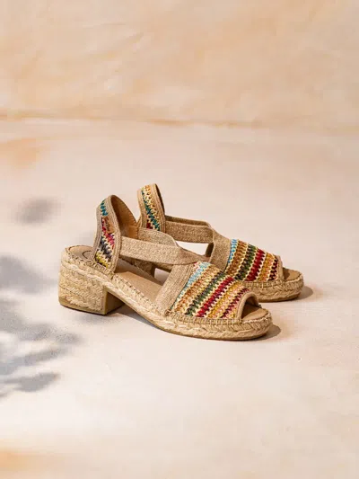 Toni Pons Delmi-ma Espadrille Sandal In Beige