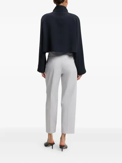 Hugo Boss Flap-pockets Jacket In Blue