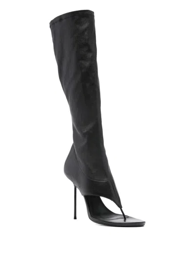 Paris Texas Lidia Stiletto-heel Boots In Black