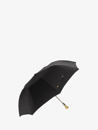 Shop Alexander Mcqueen Skull Umbrella In Black