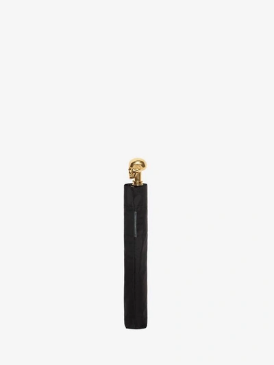 Shop Alexander Mcqueen Skull Umbrella In Black