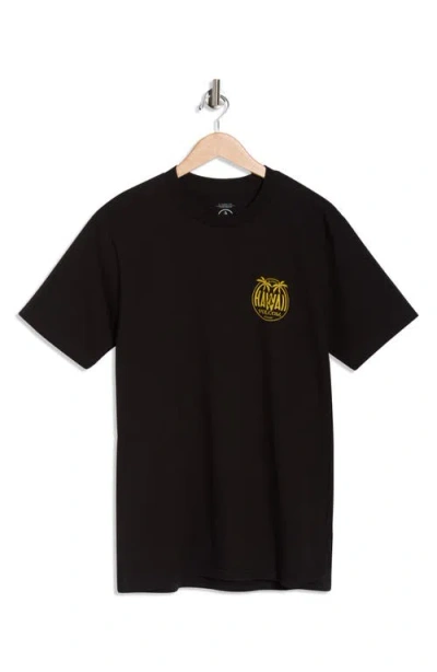 Volcom Aloha Hawaii Graphic T-shirt In Black
