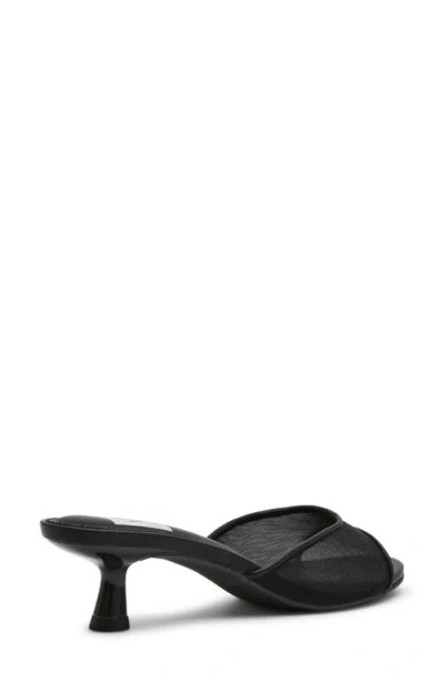 Dolce Vita Dv By  Dorthey Mesh Kitten Heel Sandal In Black