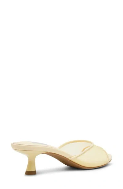 Dolce Vita Dv By  Dorthey Mesh Kitten Heel Sandal In Yellow