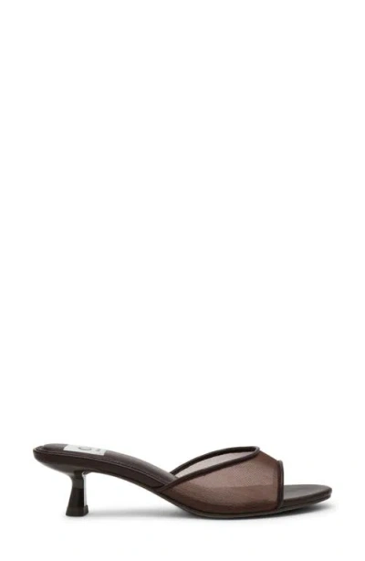 Dolce Vita Dv By  Dorthey Mesh Kitten Heel Sandal In Brown