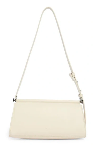 Bcbg Sleek Angled Shoulder Bag In Neutral