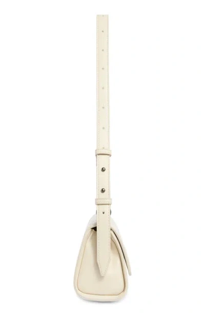 Bcbg Sleek Angled Shoulder Bag In Neutral