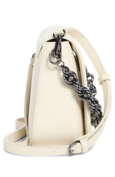 Bcbg Twisted Top Handle Saddle Bag In Neutral