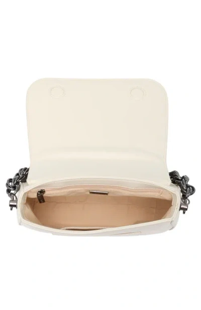 Bcbg Twisted Top Handle Saddle Bag In Neutral