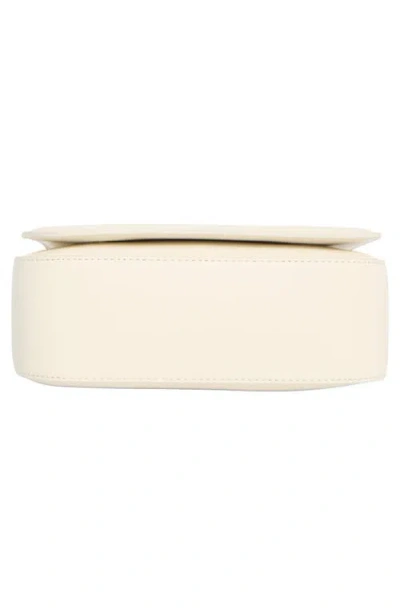 Bcbg Twisted Top Handle Saddle Bag In Neutral