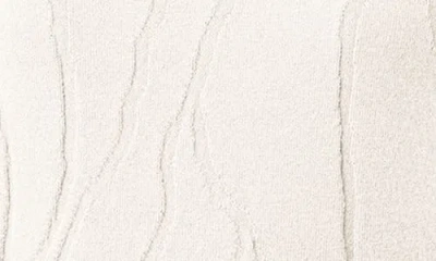 Cyrus Intarsia Short Sleeve Sweater In White