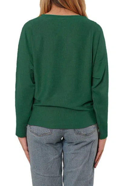 Cyrus Dolman Sleeve Sweater In Green