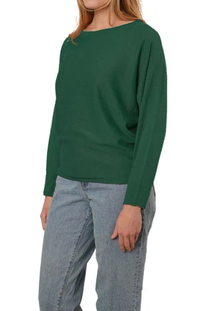 Cyrus Dolman Sleeve Sweater In Green