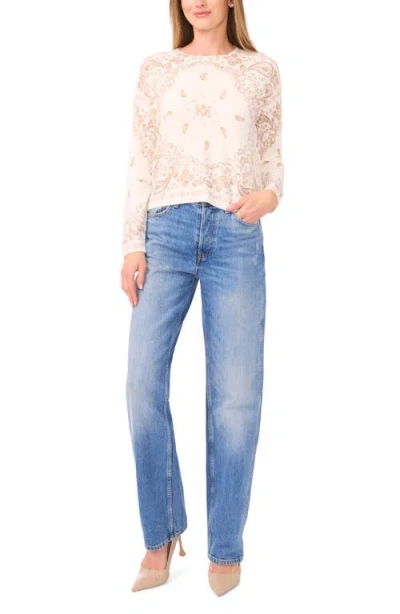 Halogen ® Bandana Crop Sweater In Neutral