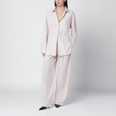 The Andamane Ivory Wendela Oversized Suit In Neutral