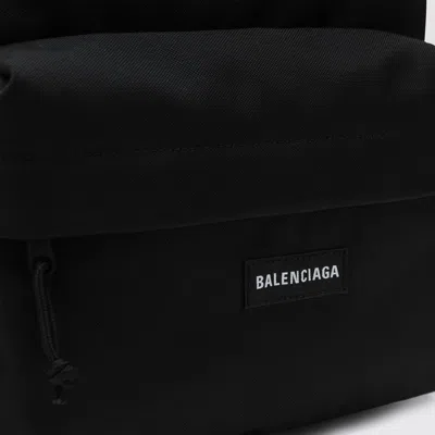 Balenciaga Urban Explorer Backpack With Front Zip Pocket In Black