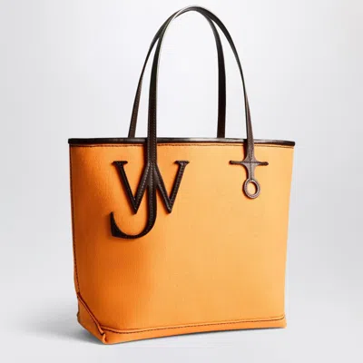 Jw Anderson Small Anchor Tote Bag In Orange