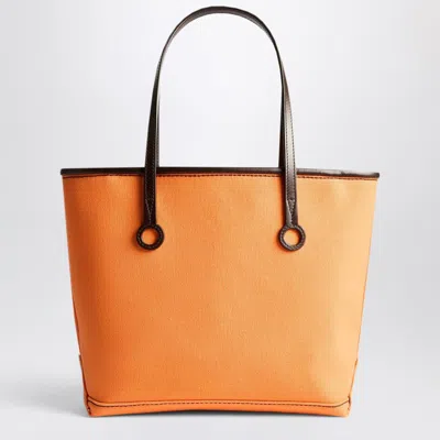 Jw Anderson Small Anchor Tote Bag In Orange
