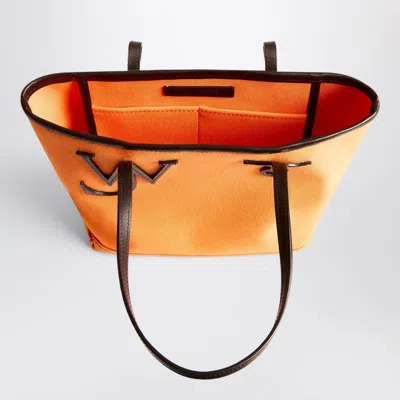 Jw Anderson Small Anchor Tote Bag In Orange