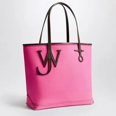 Jw Anderson Compact Anchor Tote Bag With Dual Handles In Pink