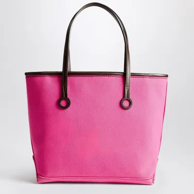 Jw Anderson Compact Anchor Tote Bag With Dual Handles In Pink