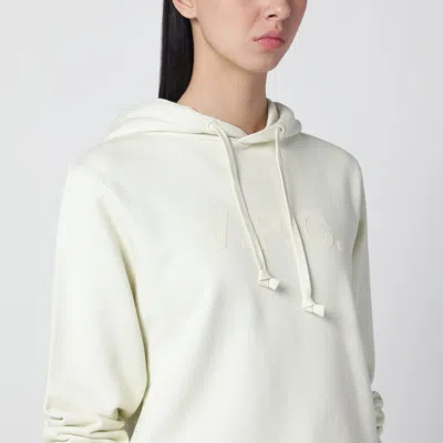 Apc A.p.c. Ecru Sweatshirt With Logo Print In Sand