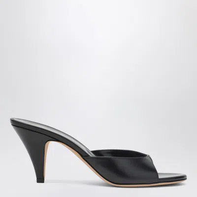 Jude Haze Sandal In Black Leather In Multi