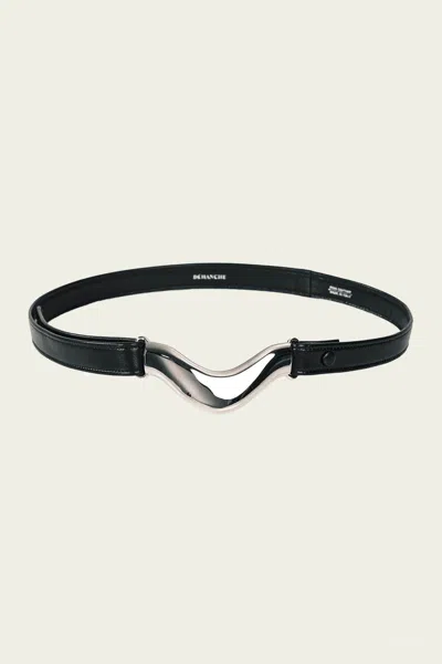 Dehanche Brancusi Belt In Black Silver