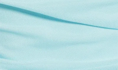 Open Edit Cap Sleeve Mesh Top In Blue