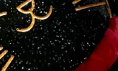 Solar Eclipse Lucky Cat Claw Clip In Black