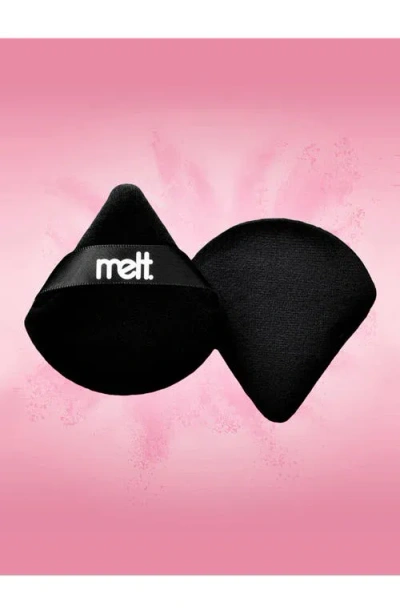 Melt Cosmetics Velour Powder Puff In Black